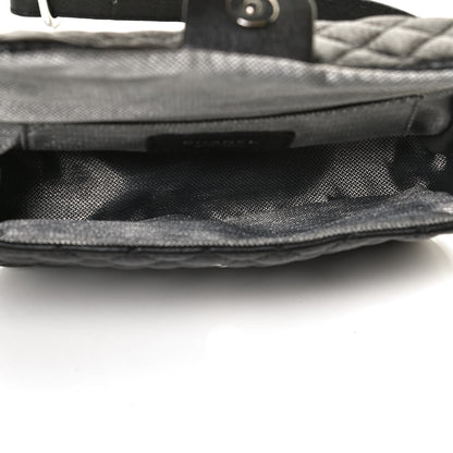 Chanel Calfskin Quilted CC Uniform Flap Belt Bag Black 5 of 11