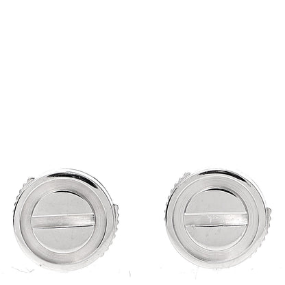Cartier 18K White Gold LOVE Earrings 1 of 6