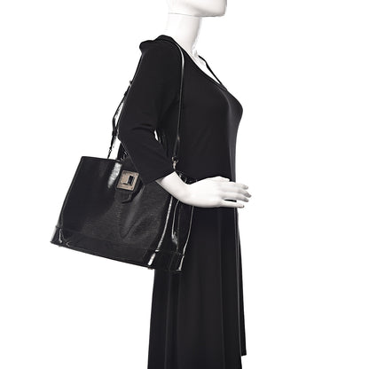 Louis Vuitton Electric Epi Mirabeau GM Black 2 of 15