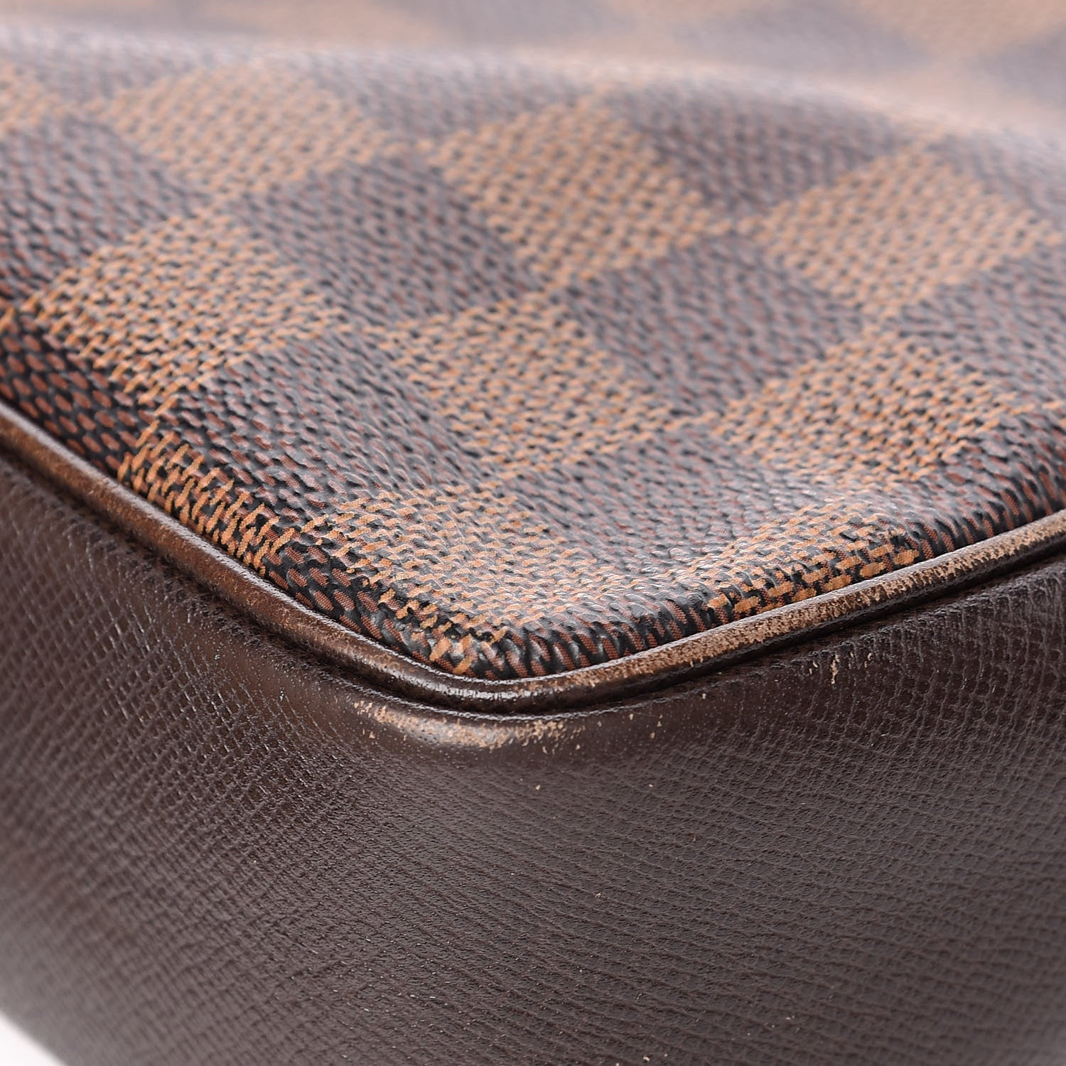 Louis Vuitton Damier Ebene Trousse Make Up Bag Pochette 13 of 14