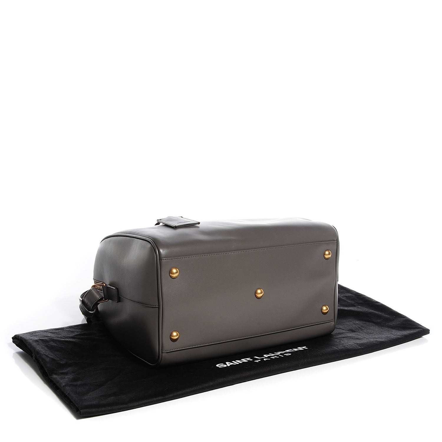 Saint Laurent Calfskin Classic Duffle 6 Earth 4 of 10