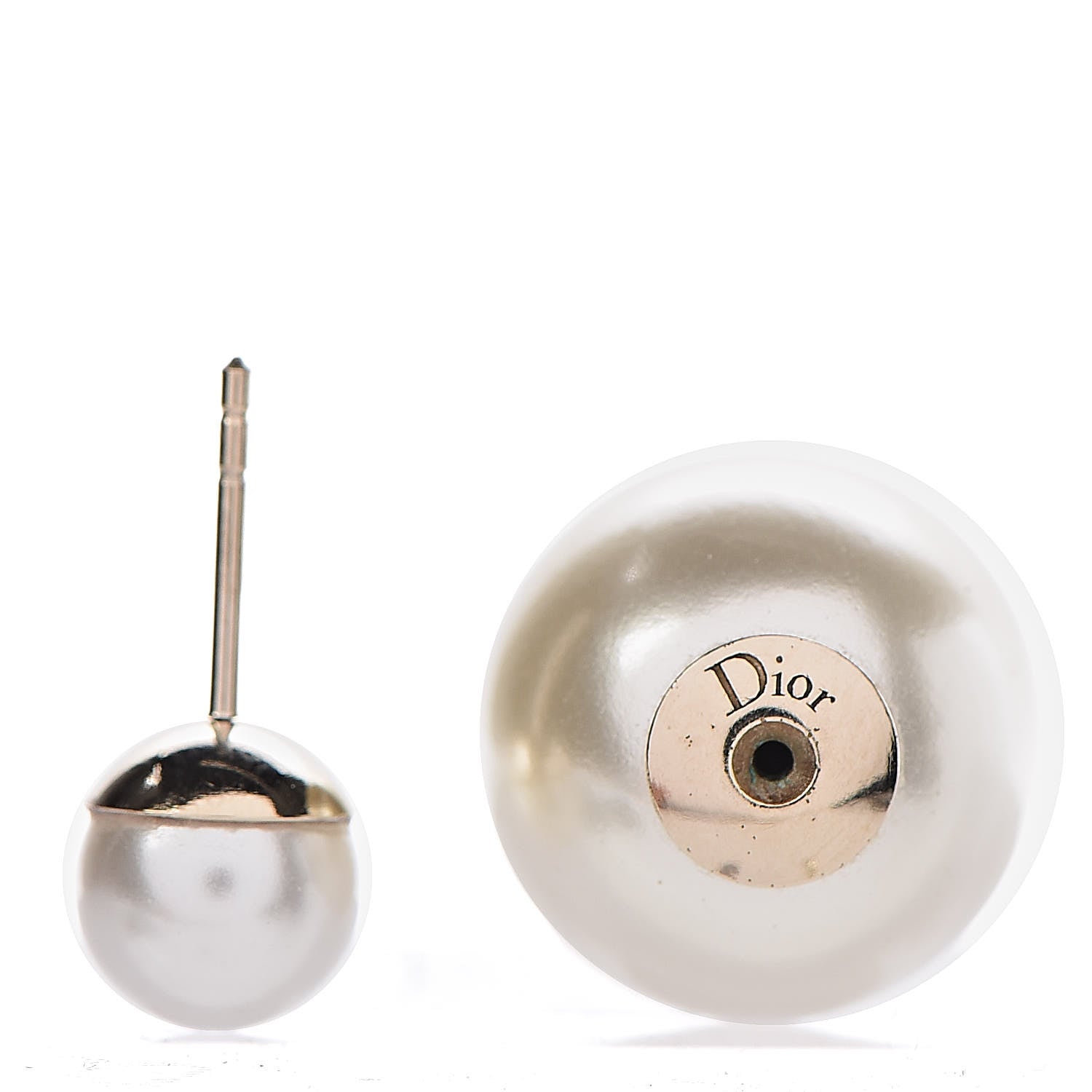 Christian Dior Pearl Mise En Dior Tribal Earrings 3 of 4
