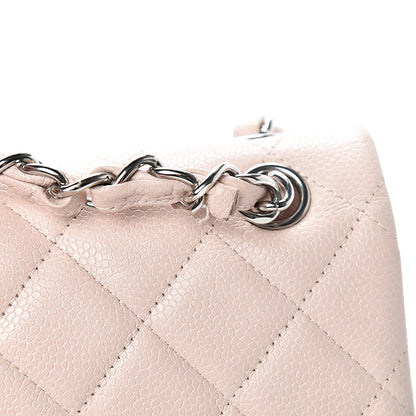 Chanel Caviar Quilted Jumbo Double Flap Pink 7 of 13