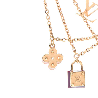 Louis Vuitton Sweet Monogram Charms Bracelet Gold 7 of 9