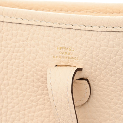 Hermes Taurillon Clemence Amazone Evelyne TPM Nata Craie 6 of 10
