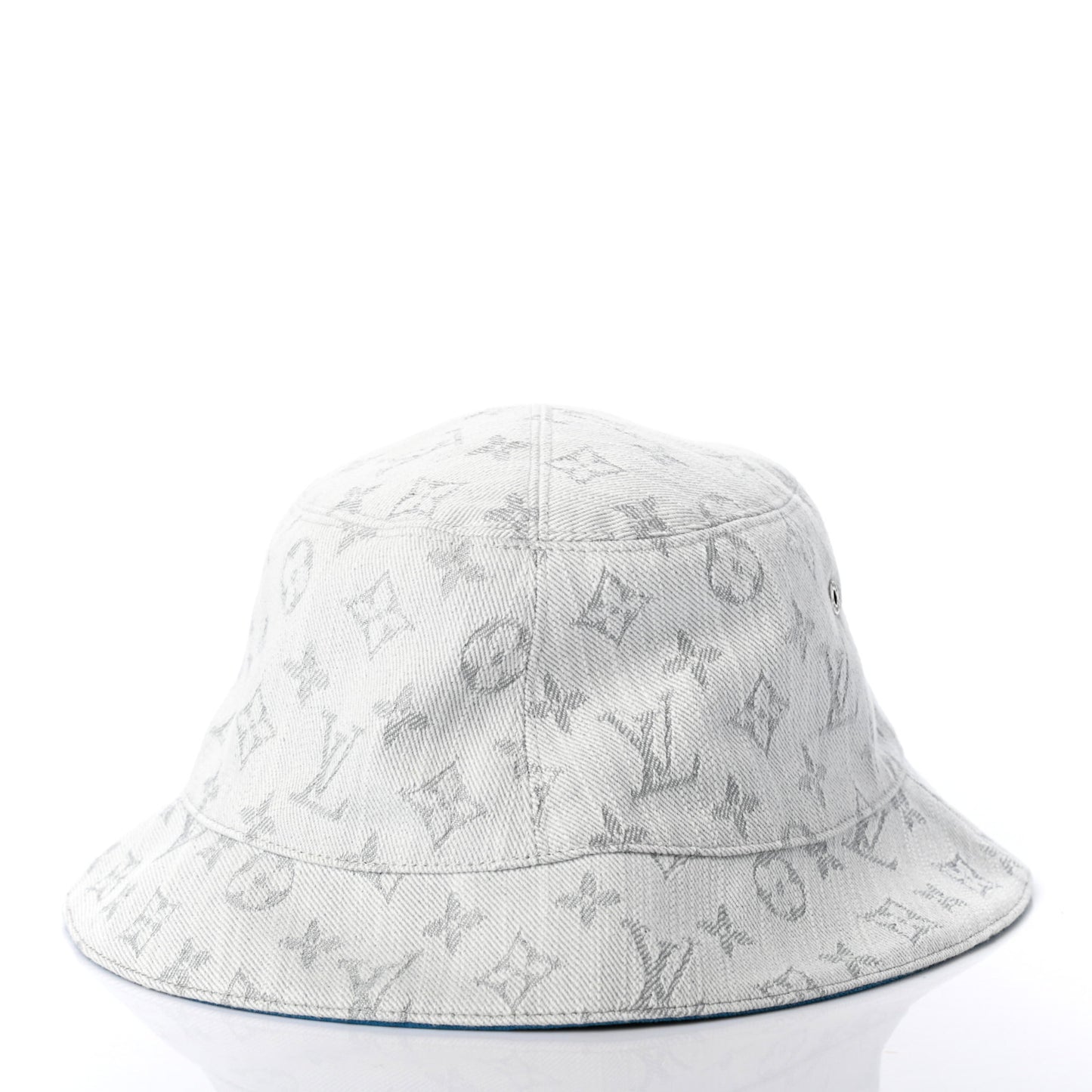 Monogram Denim Transformable Bob Bucket Hat 60 Blue