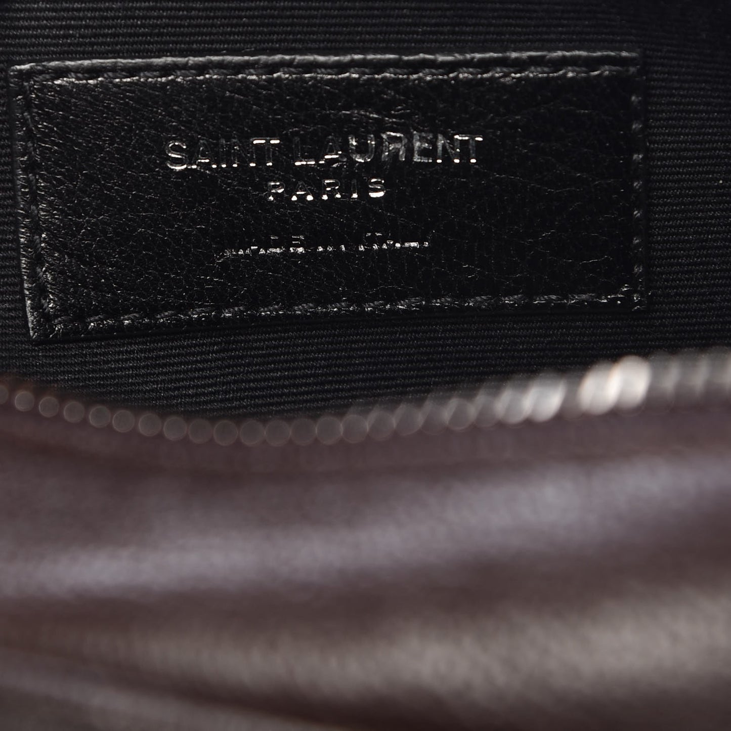 Lambskin Monogram Small Lou Camera Bag Black Tulipe