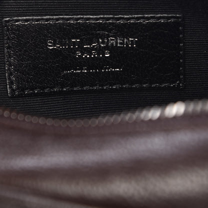 Saint Laurent Lambskin Monogram Small Lou Camera Bag Black Tulipe 6 of 11