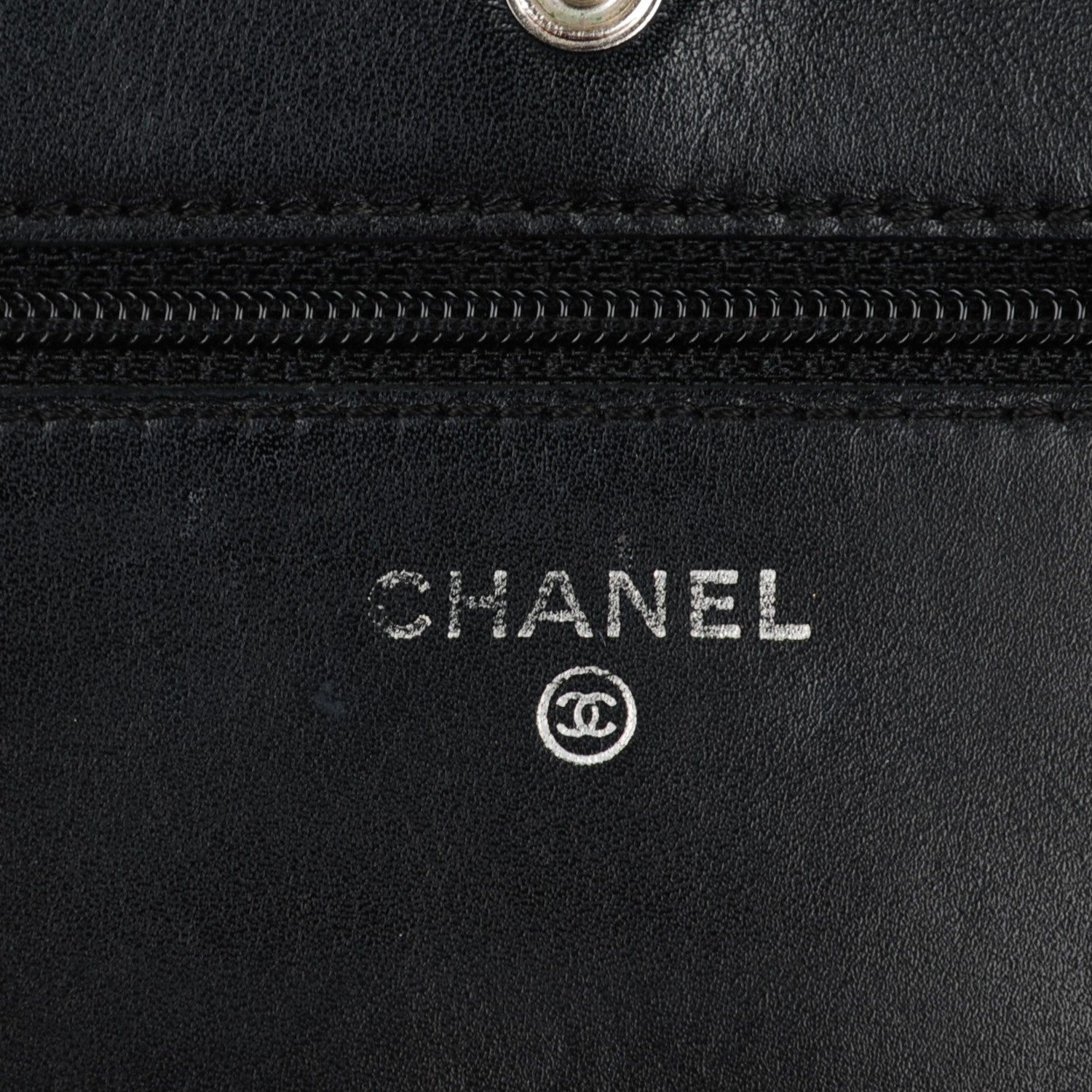 Chanel Calfskin Quilted Cambon Wallet On Chain WOC Black 7 of 9