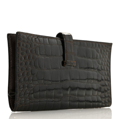 Hermes Shiny Alligator Bearn Wallet Ebene 3 of 8