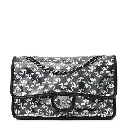 Chanel Metallic Lambskin PVC Star Medium Single Flap Blue Black 1 of 12