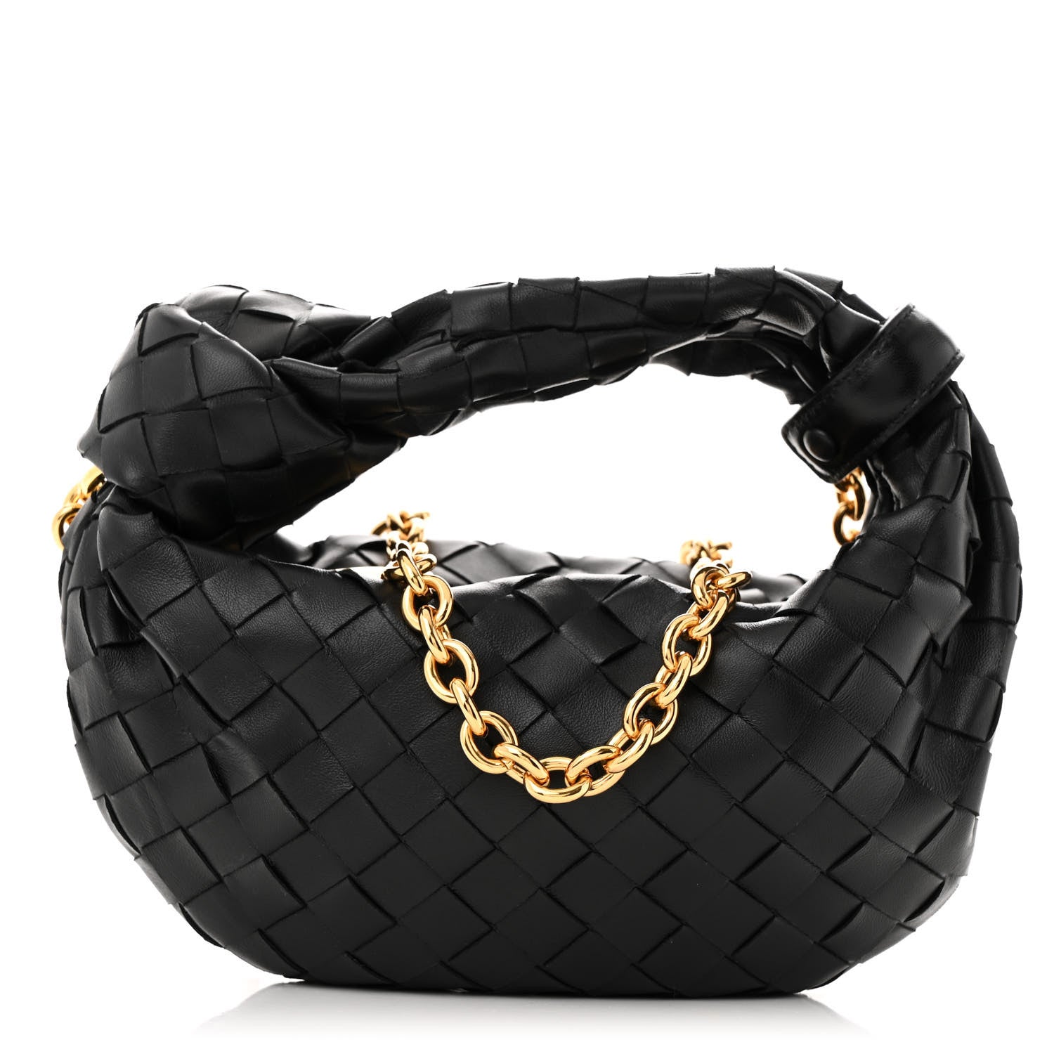 Bottega Veneta Nappa Intrecciato Mini Chain Jodie Black 1 of 12