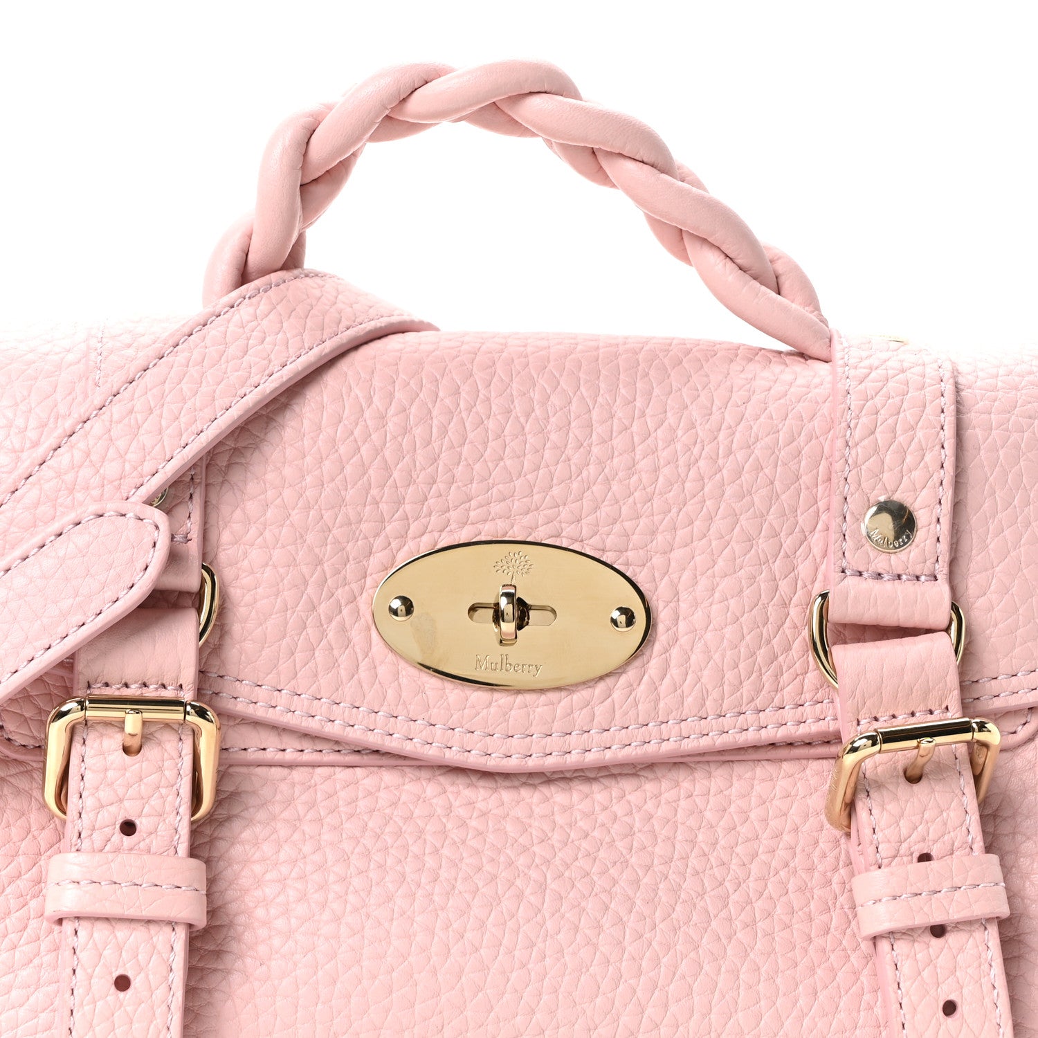 Mulberry Heavy Grain Mini Alexa Powder Rose 8 of 10