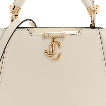 Jimmy Choo Calfskin Mini Varenne Top Handle Satchel White 8 of 10