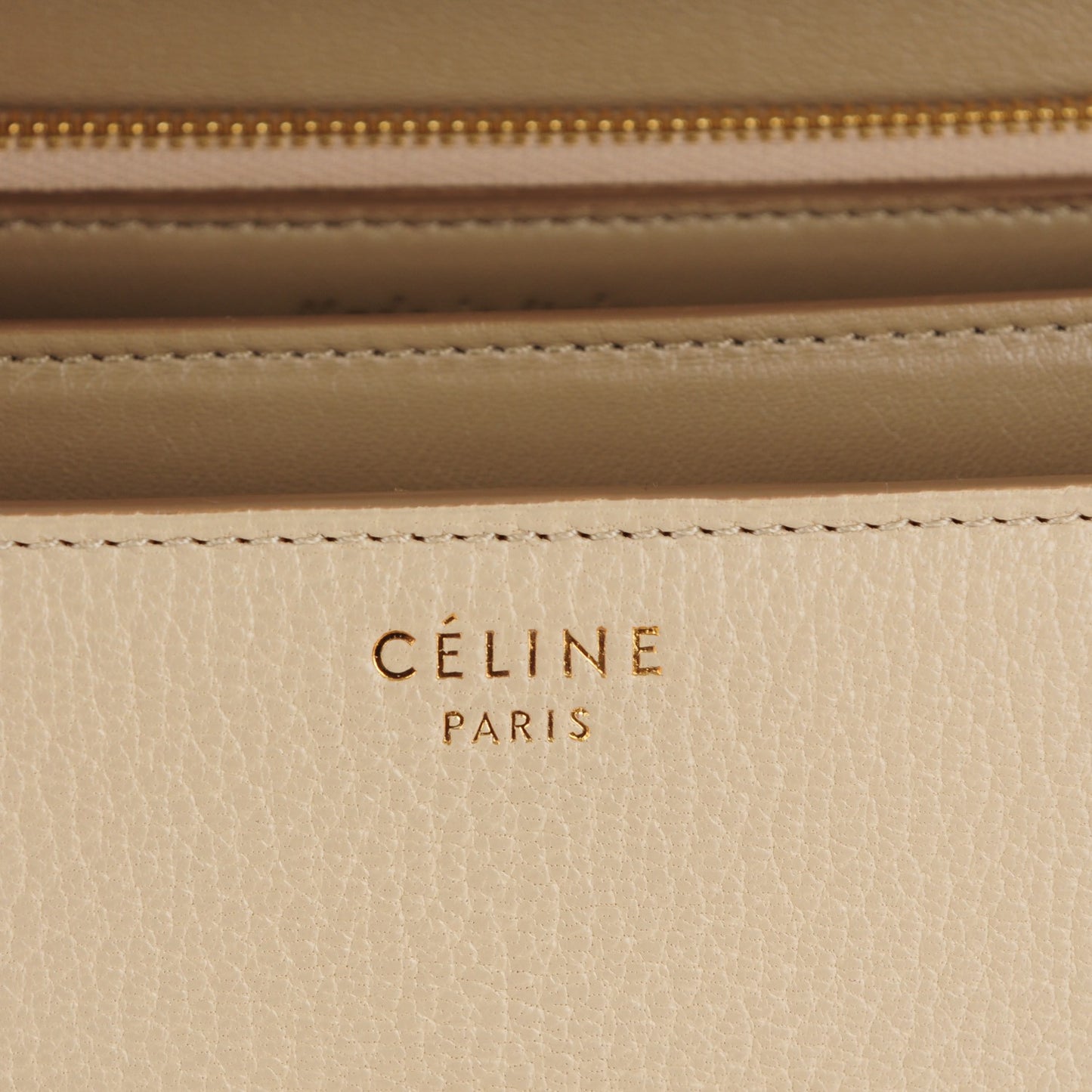 Goatskin Medium Classic Box Flap Bag Dune