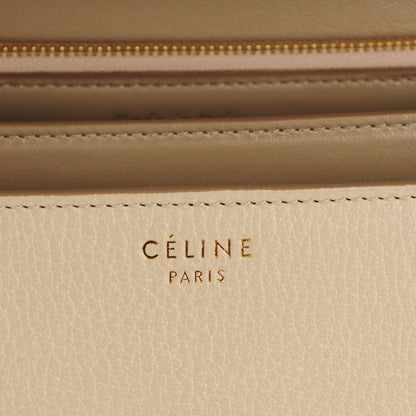 Celine Goatskin Medium Classic Box Flap Bag Dune 6 of 8