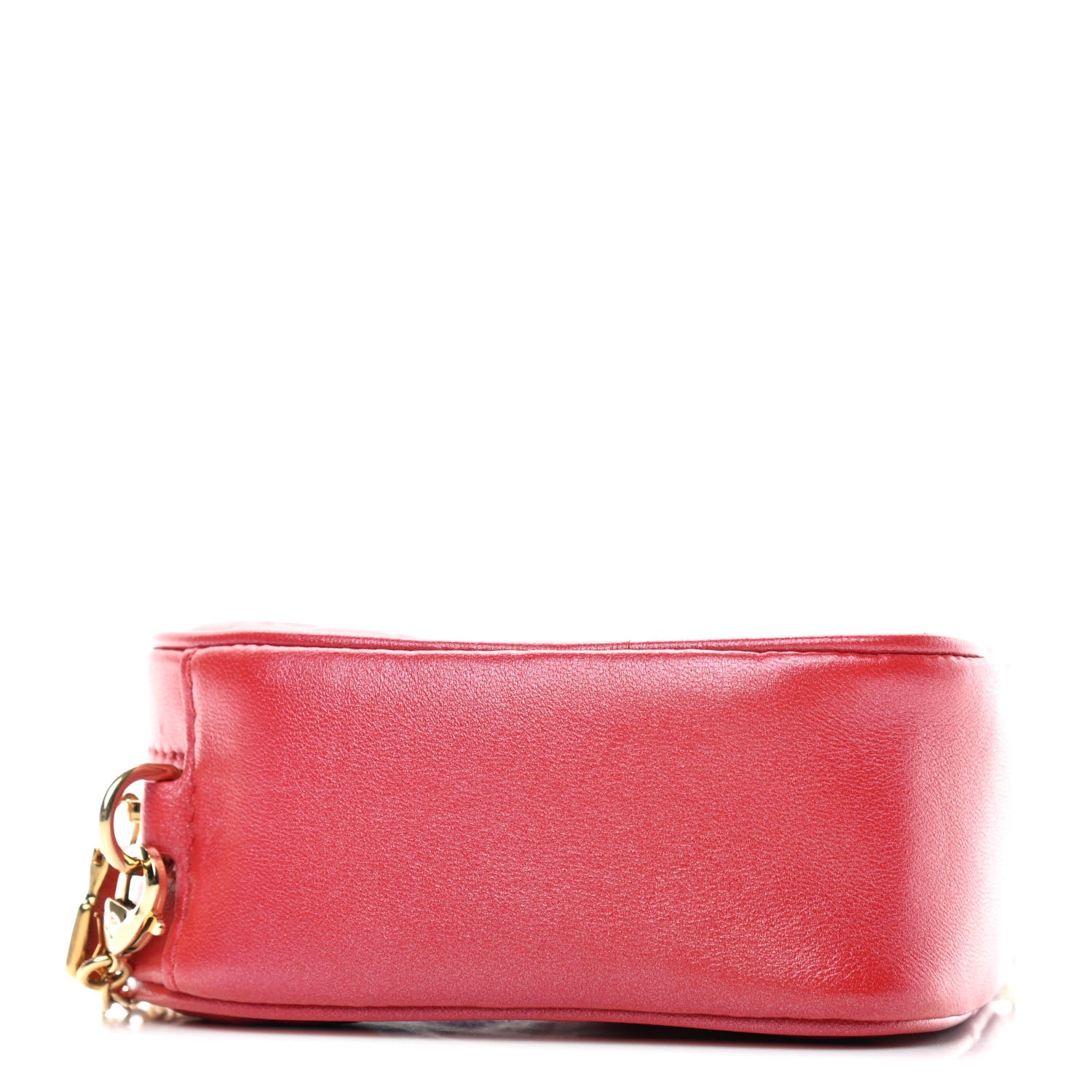Louis Vuitton Lambskin Embossed Monogram Fall In Love Sac Coeur Heart Chain Bag Lipstick Red 3 of 4