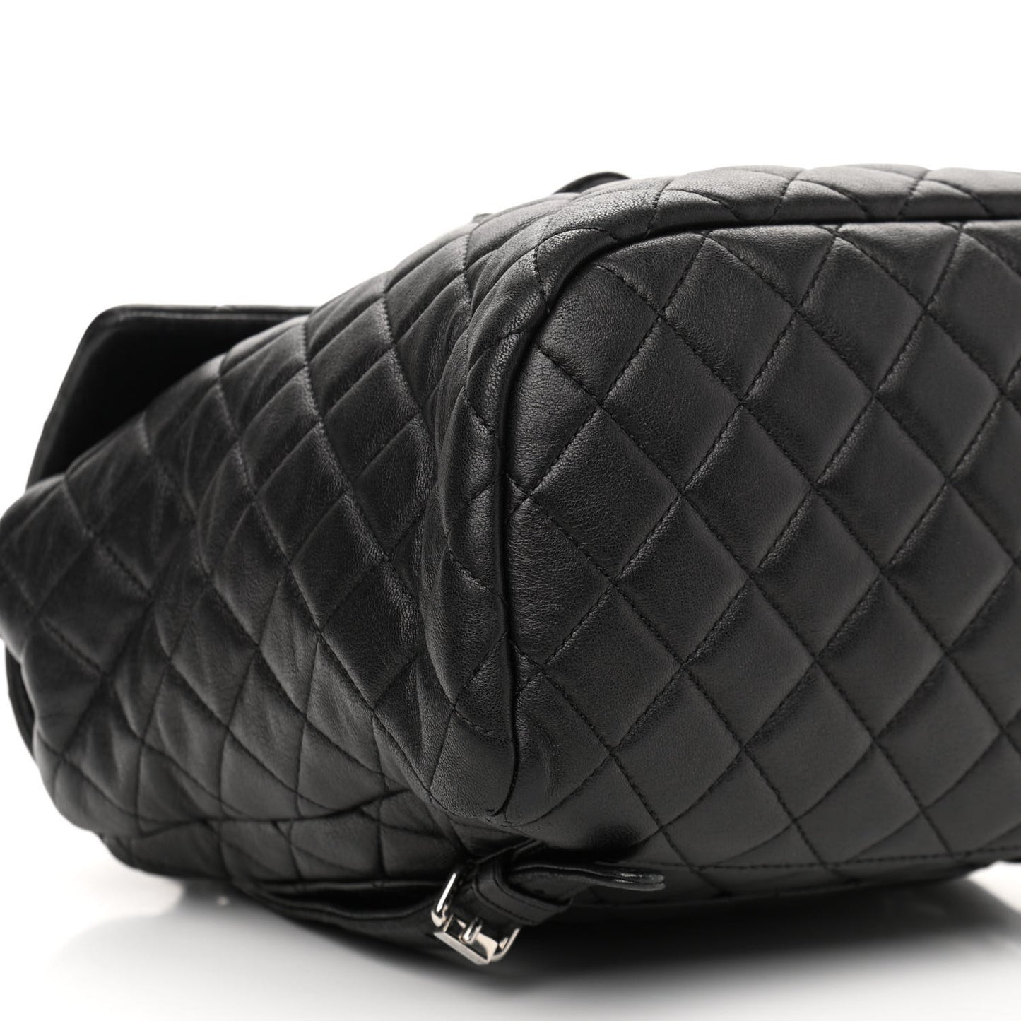 Calfskin Quilted Small Urban Spirit Backpack Black