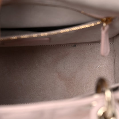 Christian Dior Lambskin Cannage Medium Lady Dior Light Pink 10 of 13