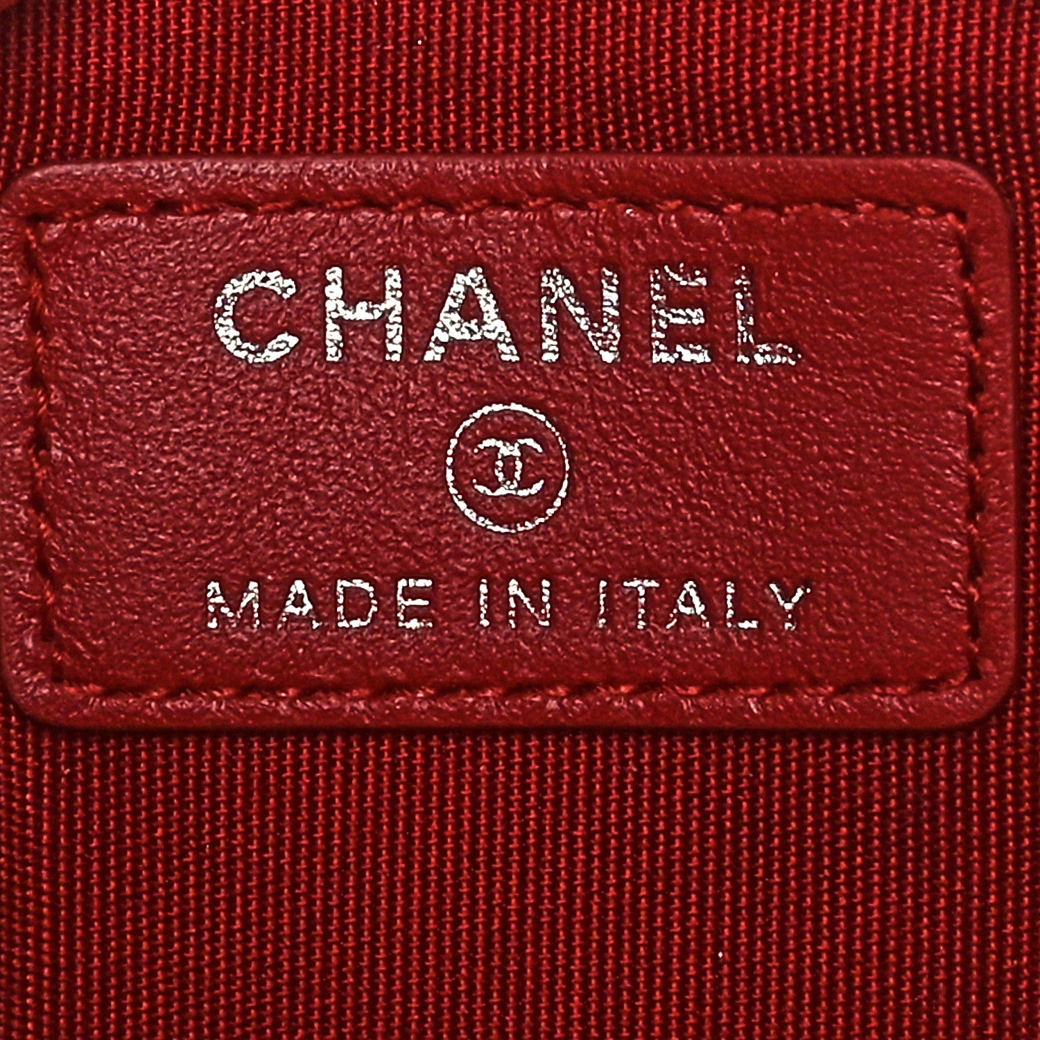Chanel Caviar Quilted Classic Flat Wallet Pouch Red 6 of 8