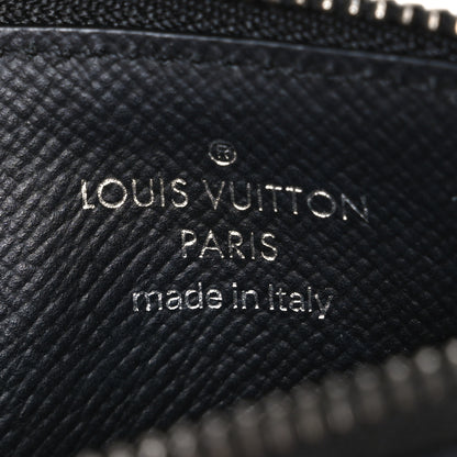 Louis Vuitton Monogram Eclipse Taiga Coin Card Holder 6 of 6