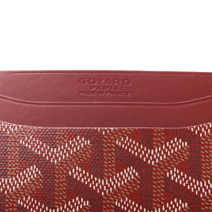 Goyard Goyardine Saint Sulpice Card Holder Red 8 of 8