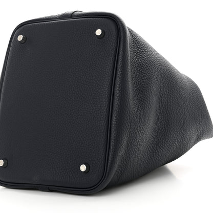 Hermes Taurillon Clemence Picotin Lock 22 MM Bleu Nuit 10 of 10