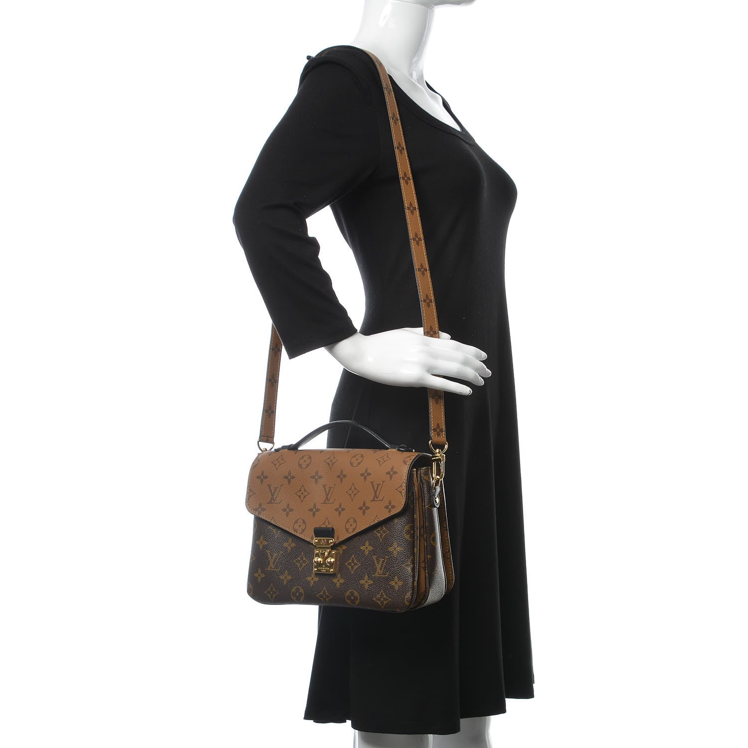 Louis Vuitton Reverse Monogram Pochette Metis 2 of 8