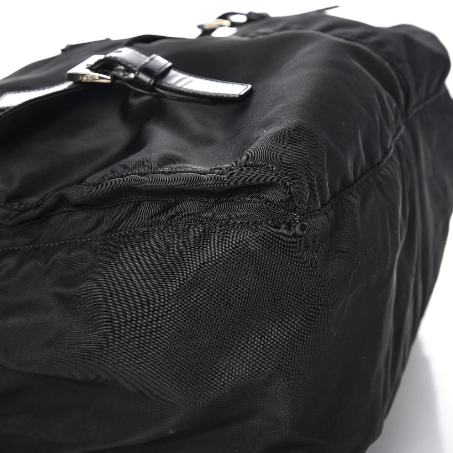 Nylon Vela Messenger Bag Black