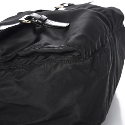 Prada Nylon Vela Messenger Bag Black 10 of 11