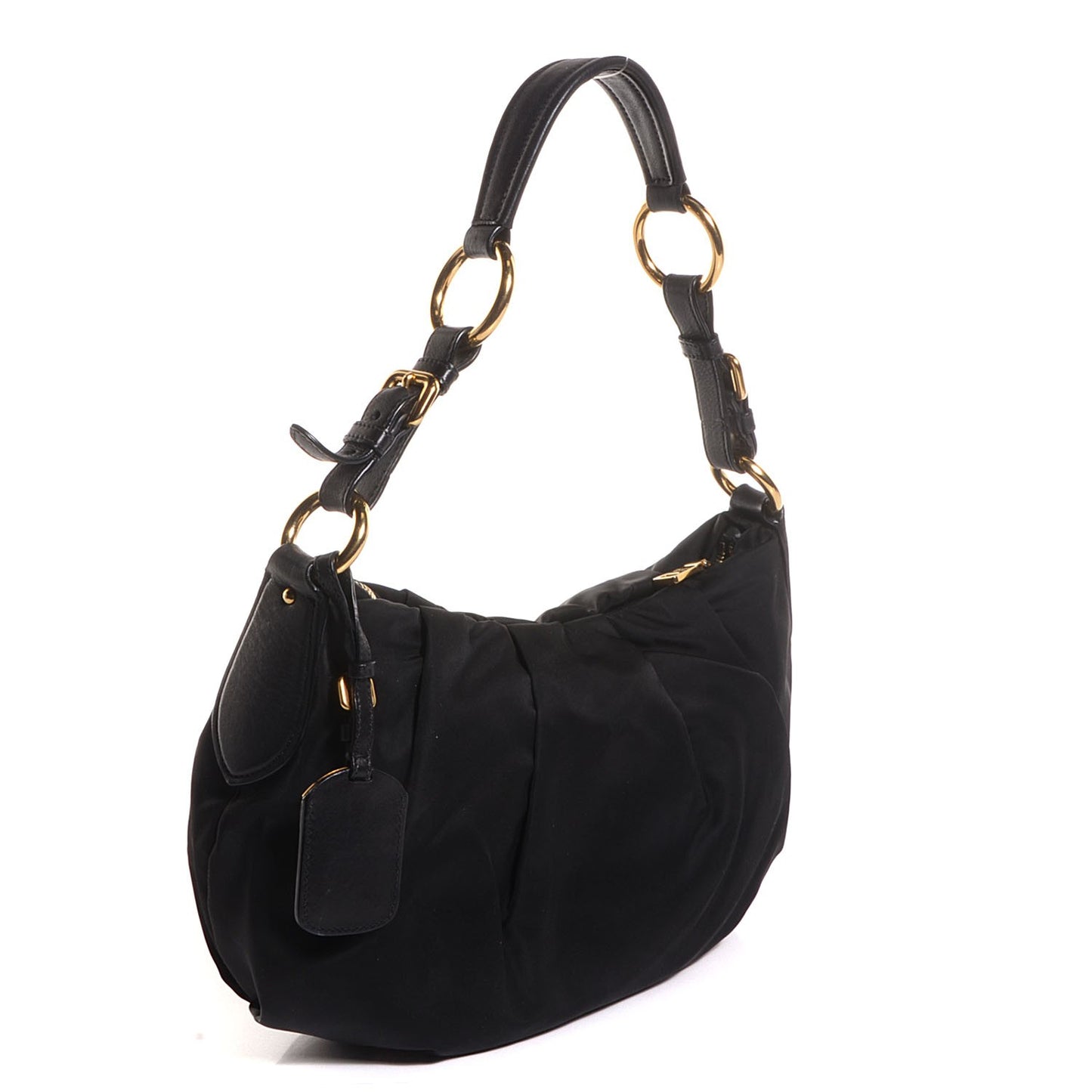 Tessuto Nylon Shoulder Bag Nero Black