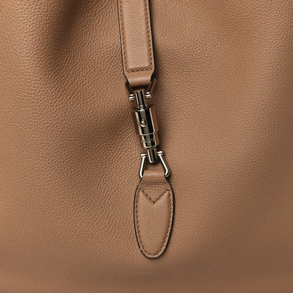 Gucci Soft Grained Calfskin Large Jackie Hobo Classic Camel 7 of 12