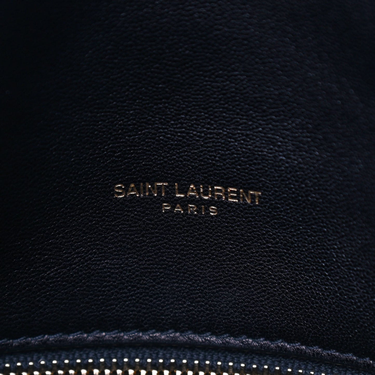 Lambskin Quilted Medium Loulou Puffer Monogram Chain Satchel Black