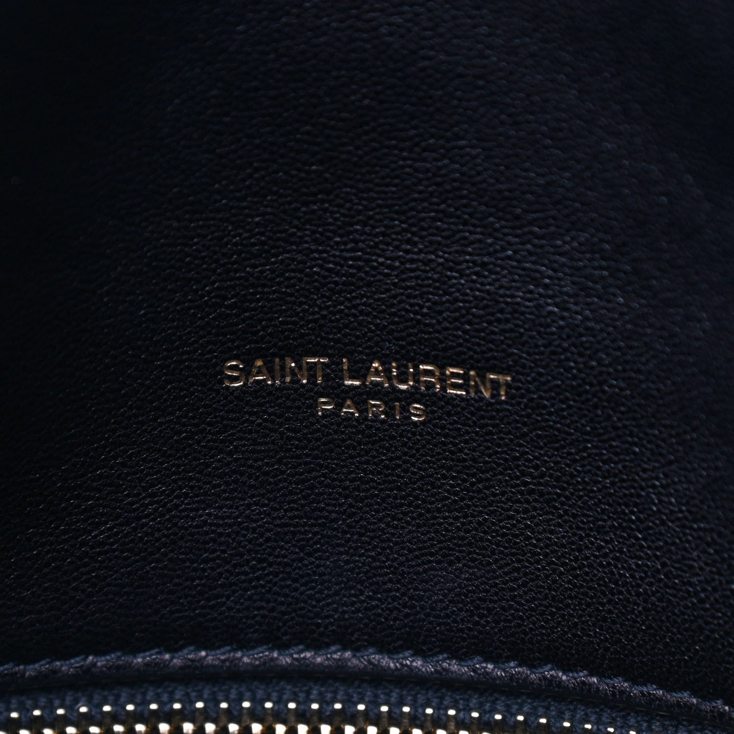 Saint Laurent Lambskin Quilted Medium Loulou Puffer Monogram Chain Satchel Black 7 of 12