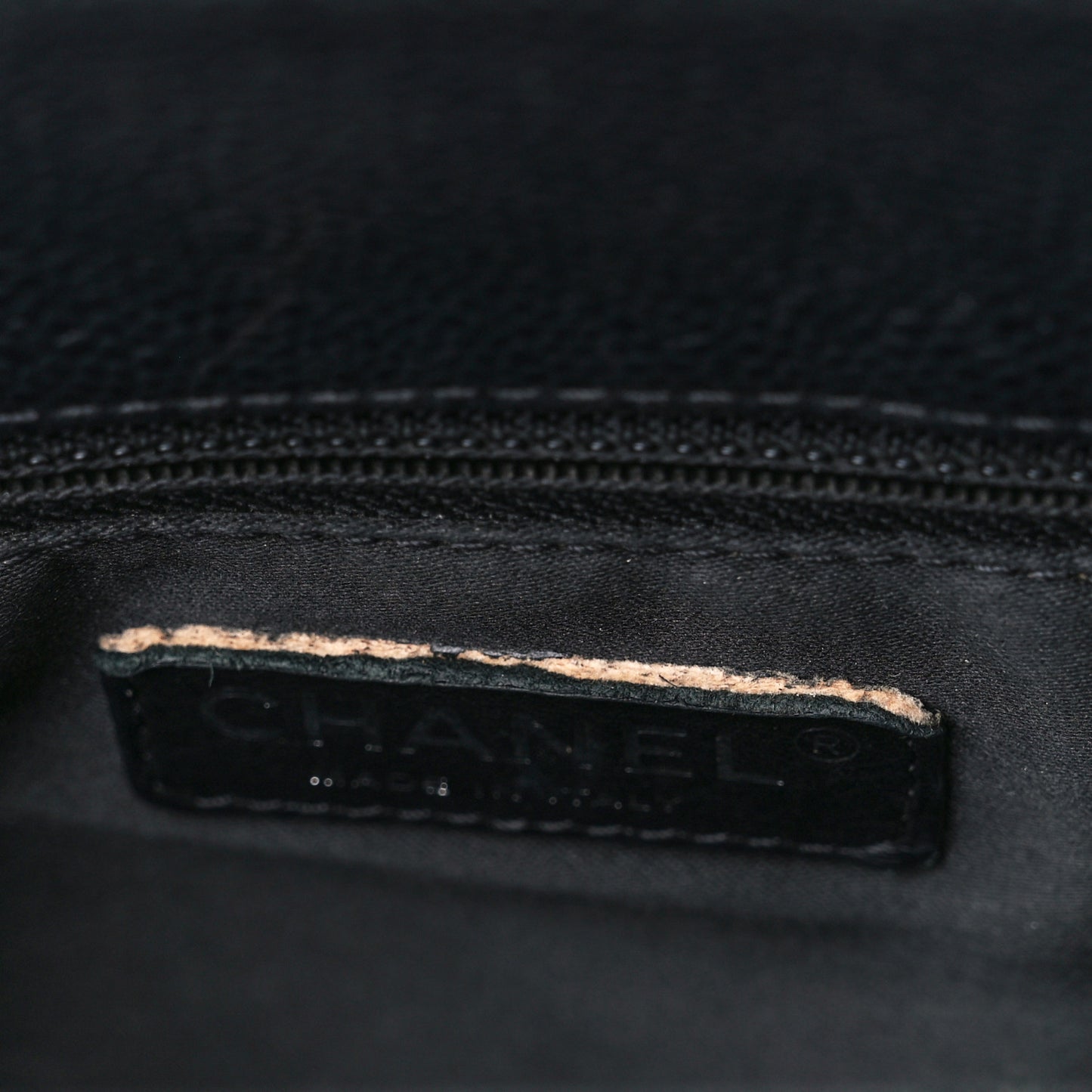 Caviar Quilted Grand Shopping Tote GST Black