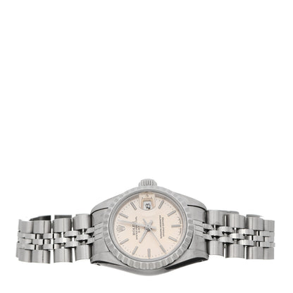 Rolex Stainless Steel 26mm Oyster Perpetual Date Watch Silver 69240 2 of 5