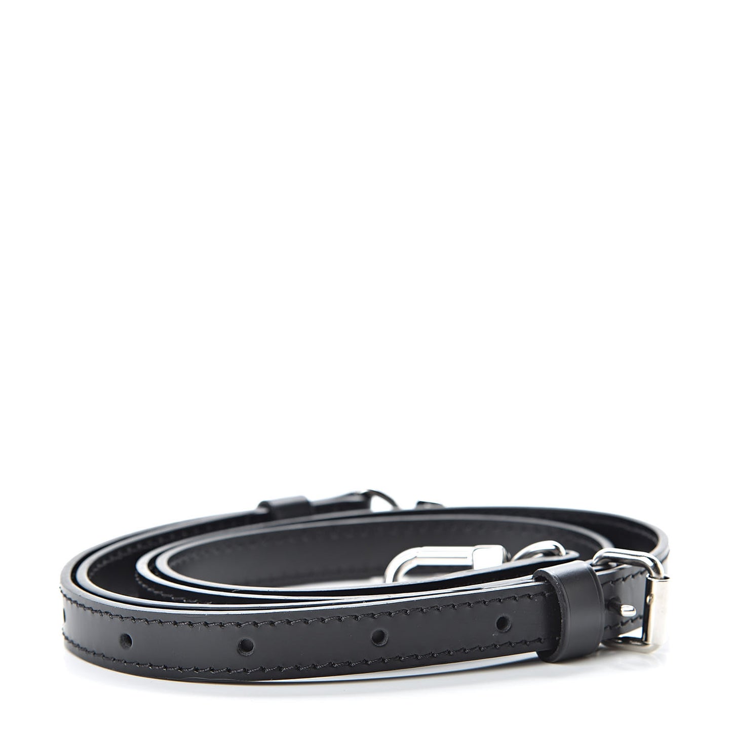 Calfskin 16mm Adjustable Shoulder Strap Black