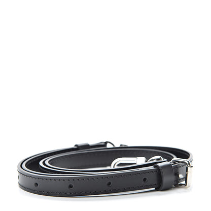Louis Vuitton Calfskin 16mm Adjustable Shoulder Strap Black 2 of 3