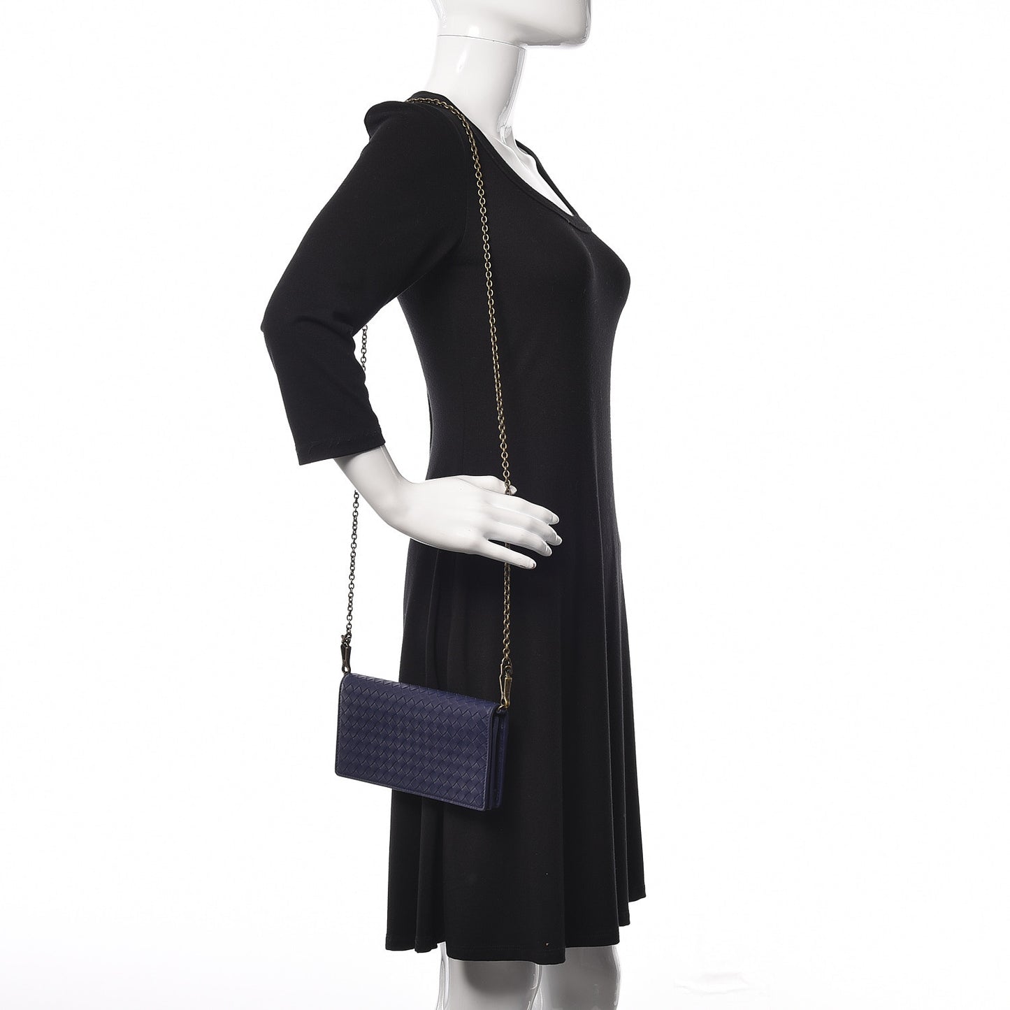 Nappa Intrecciato Continental Wallet on Chain Atlantic