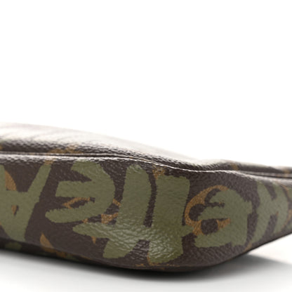 Louis Vuitton Monogram Graffiti Pochette Accessories Kaki 10 of 10