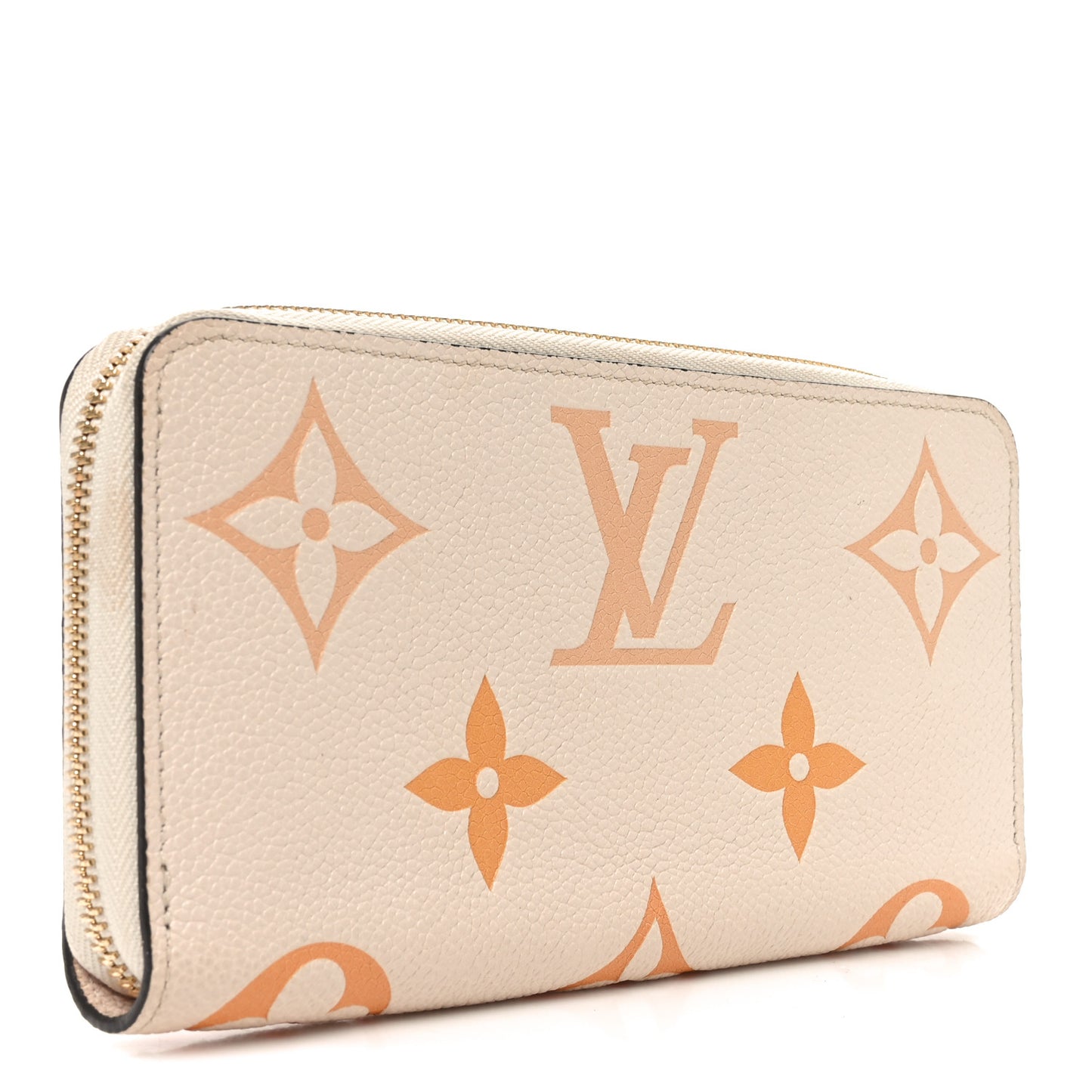 Empreinte Monogram Giant By The Pool Zippy Wallet Cream Saffron
