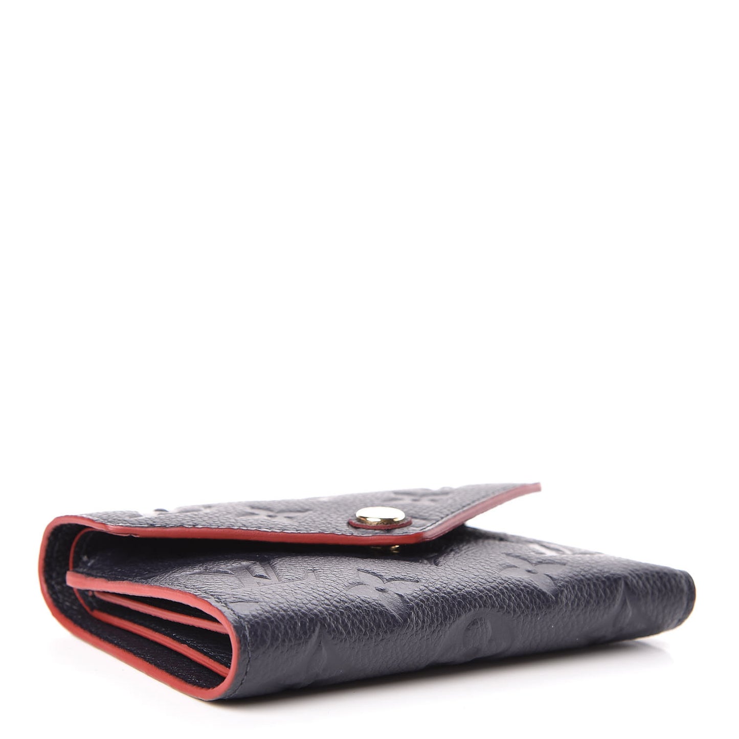 Empreinte Victorine Wallet Marine Rouge