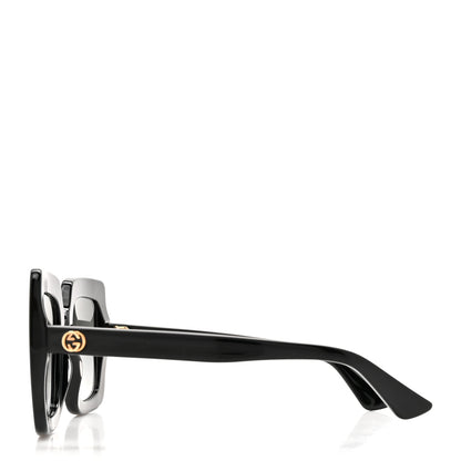 Gucci Acetate Oversize Sunglasses GG0328S Black 3 of 8