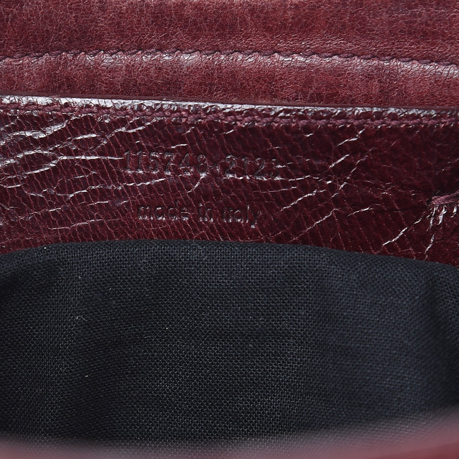 Balenciaga Agneau Classic Hardware City Dark Wine 7 of 18