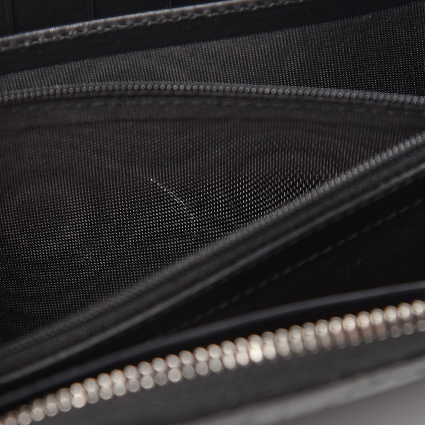 Guccissima Signature Zip Around Organizer Wallet Black