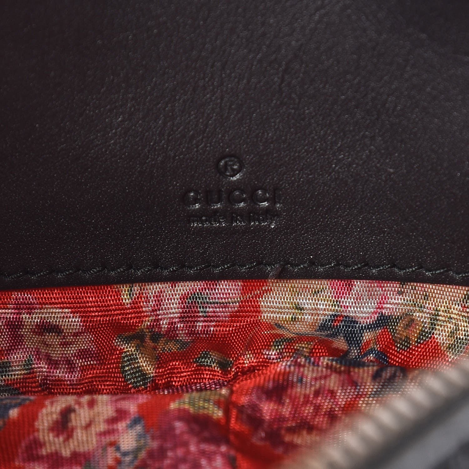 Gucci Patent Rubber Game Patch Logo Crossbody Bag Black 8 of 8