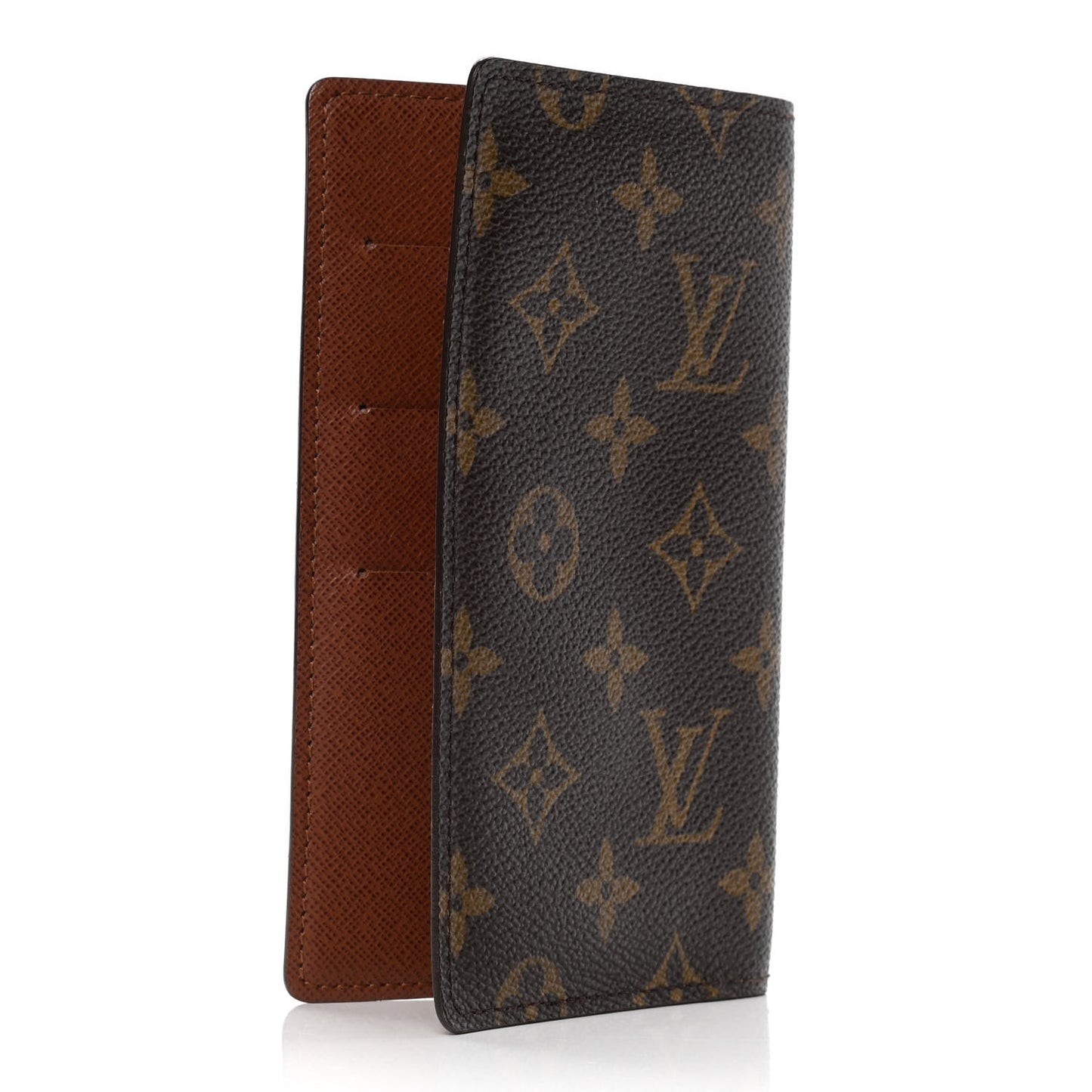 Monogram Checkbook Holder Case Wallet
