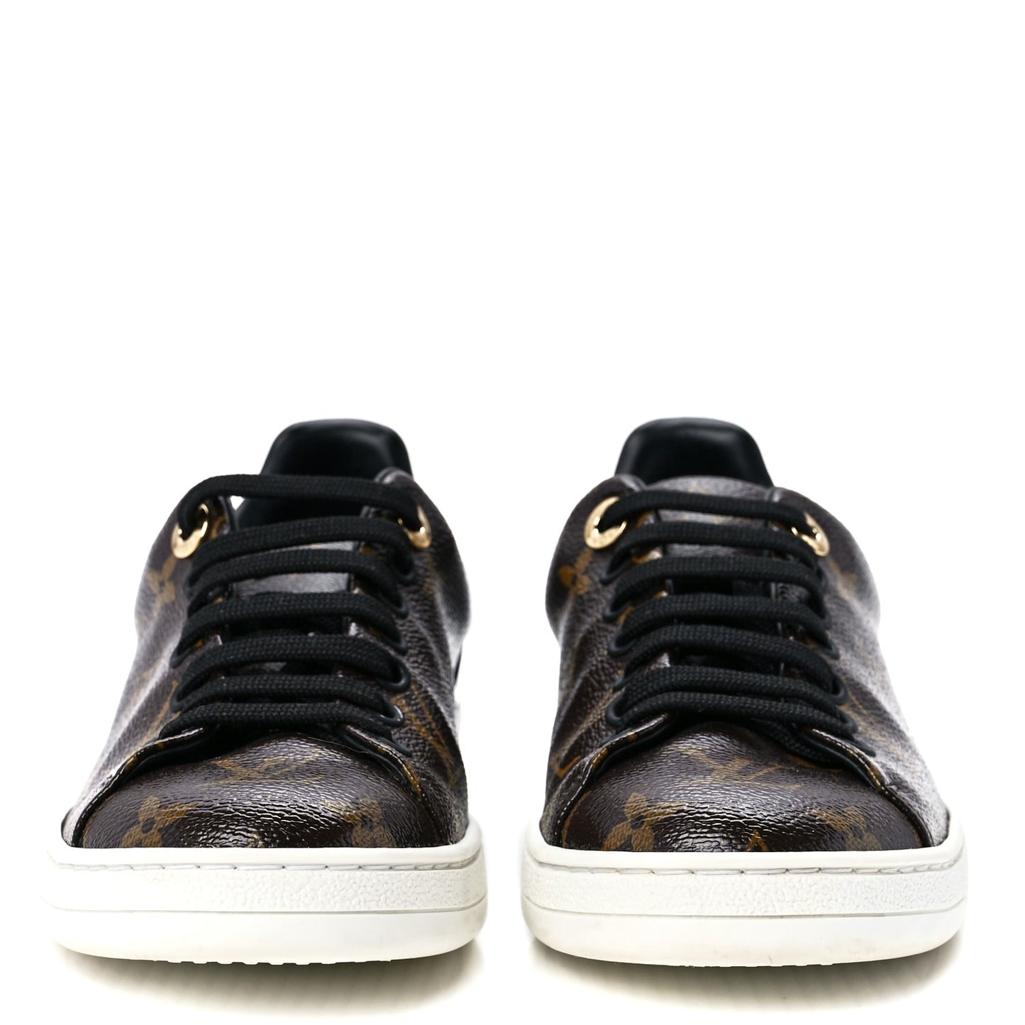 Patent Monogram Frontrow Sneakers 35
