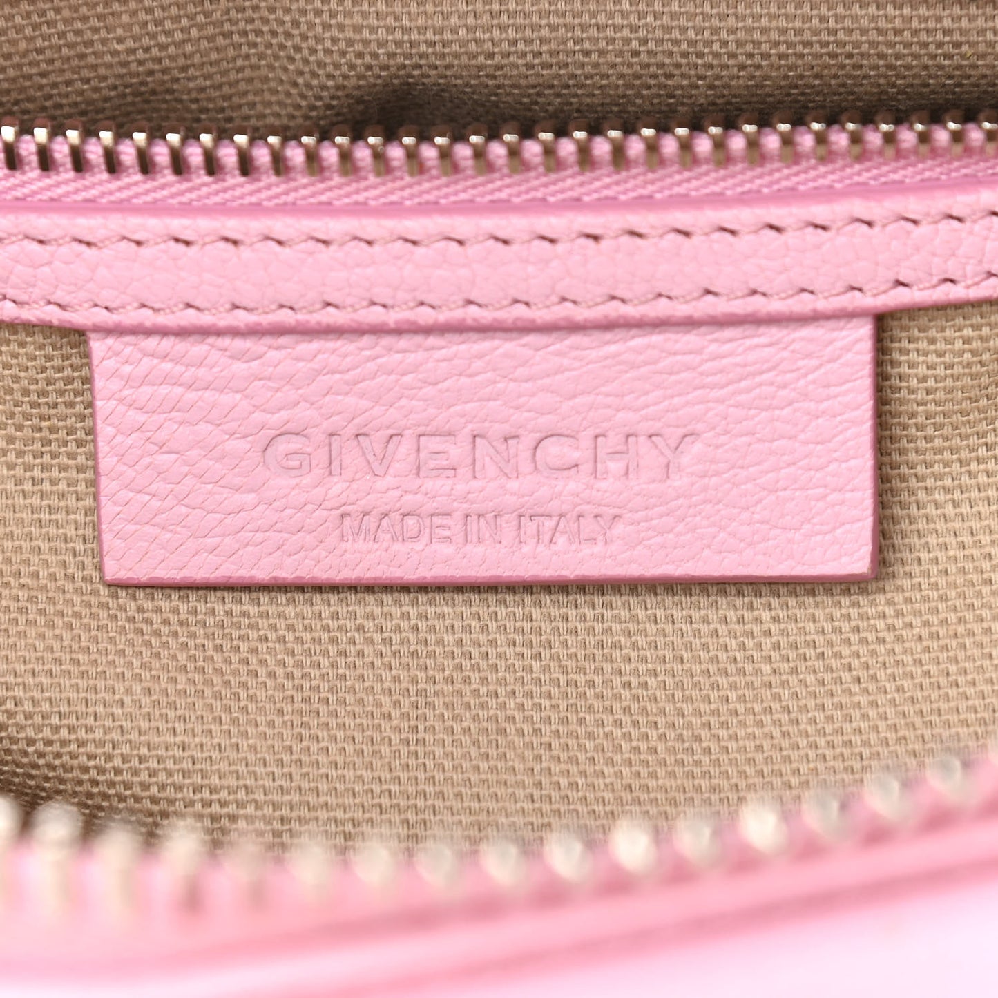 Sugar Goatskin Mini Antigona Bright Pink