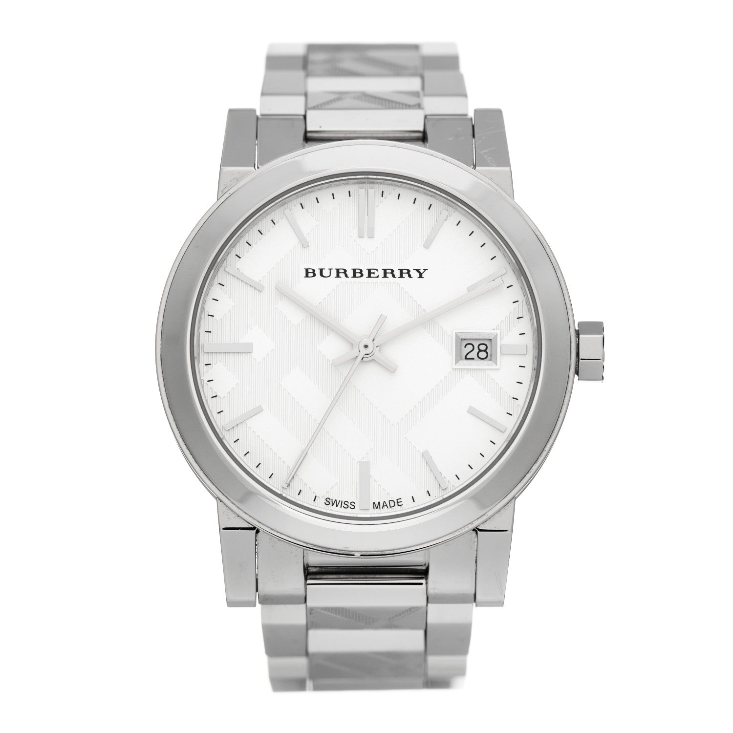 Burberry Stainless Steel 34mm The City Quartz Watch BU9144 1 of 7